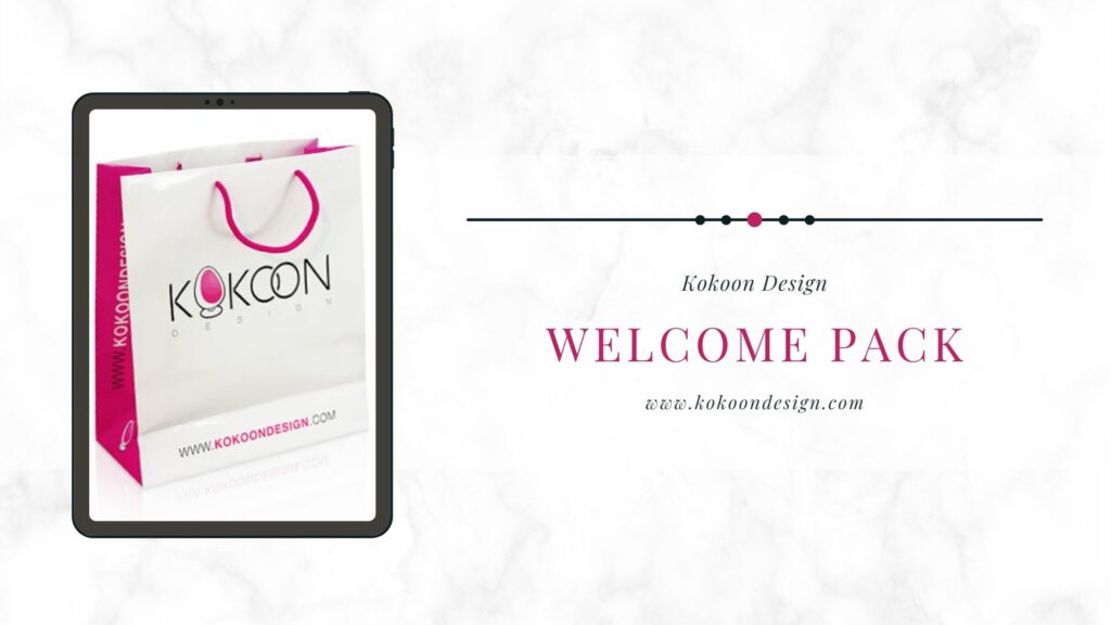 Welcome Pack Kokoon Design Extranet